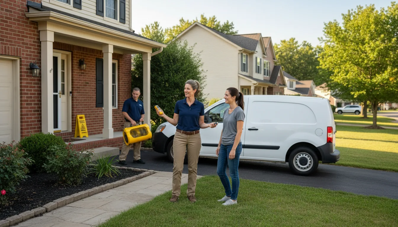 Water restoration image for Dehumidification And Cleanup Services in Nevada, IA